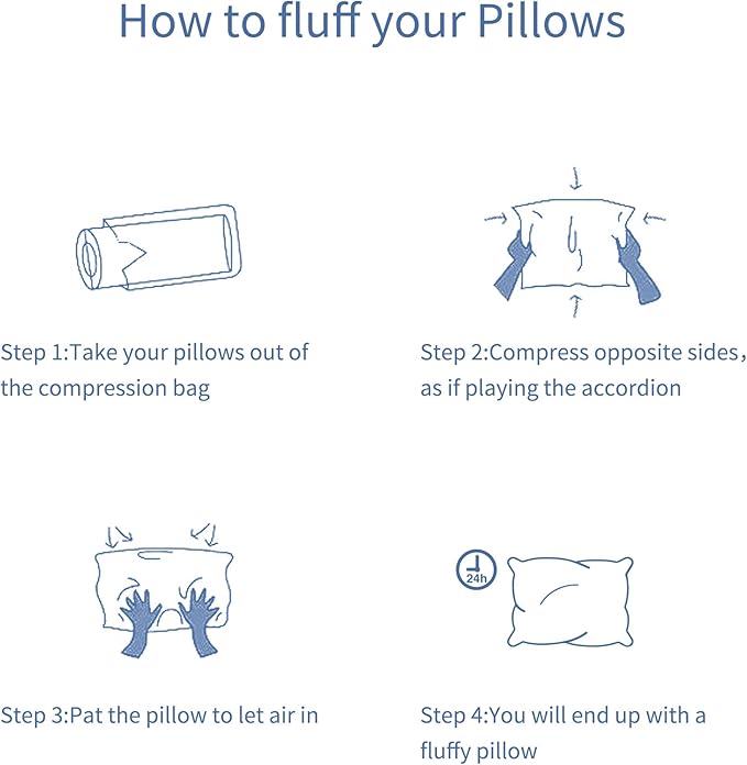 MEILA 2 Pack Cotton Tiny Pillows, 11"x7" Mini Pillows for Kids, Pets, Sleeping and Traveling, Small Washable Decorative Pillows for Neck, Wrist, and Knee, Qrange & Light Grey