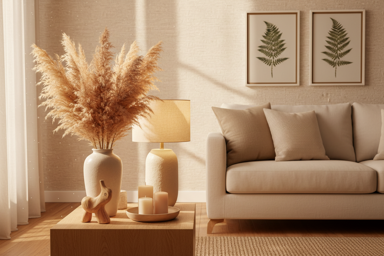 Home Décor Accents

From decorative vases and wall art to soft lighting and statement pieces, our décor accents add personality and charm to any room. These details are perfect for refreshing your space and creating a warm, welcoming feel. (make it real photo)